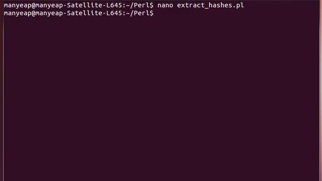Perl Extract Hashes Example смотреть онлайн