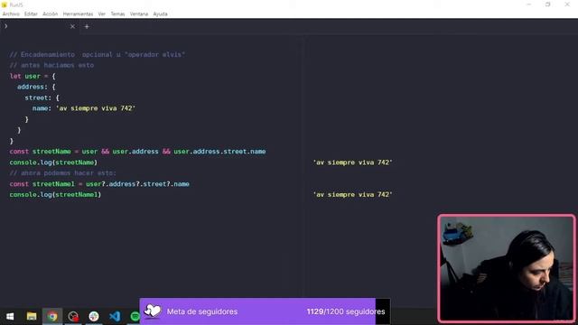 React desde cero ?- P2: ternarios, operadores, encadenamiento opcional, promesas, asyn/await y más смотреть онлайн