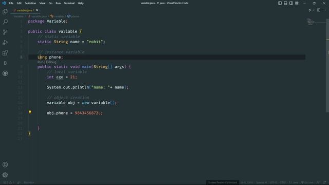 Variables in Java | Types of Variables in Java | What is Variable in Java смотреть онлайн