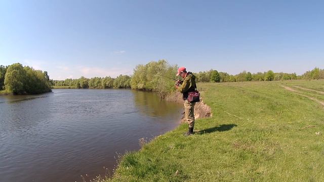 река Сейм, Украина, район села Пески 04.05.2016 г. смотреть онлайн