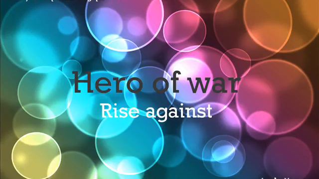 Rise Against - Hero of War смотреть онлайн