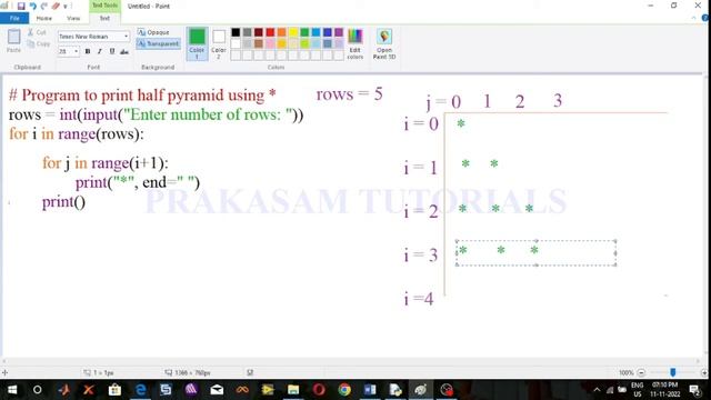 Python Program#Half Pyramid Symbols (*, #, etc.) смотреть онлайн