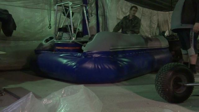 inflatable hovercraft "Breeze" UP СВП"Бриз" первый подъем на подушку смотреть онлайн