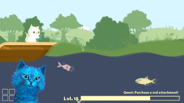 ПОЙМАЛ рыбу МОНСТРА / Котёнок рыболов / Cat Goes Fishing смотреть онлайн