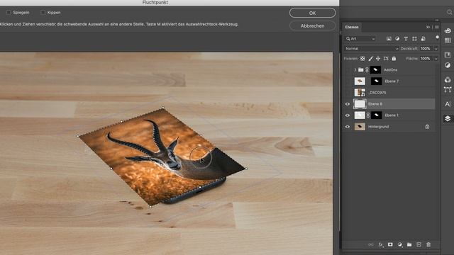 Bilder und Objekte perspektivisch realistisch einfügen | PHOTOSHOP TUTORIAL | Deutsch / German смотреть онлайн