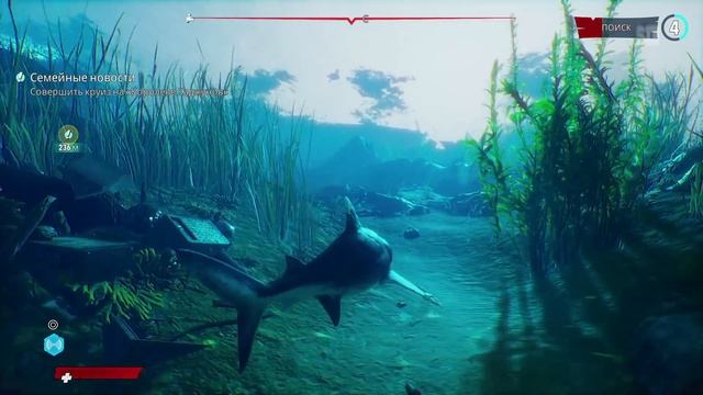 ИГРОФИЛЬМ Maneater (все катсцены, на русском) прохождение без комментариев