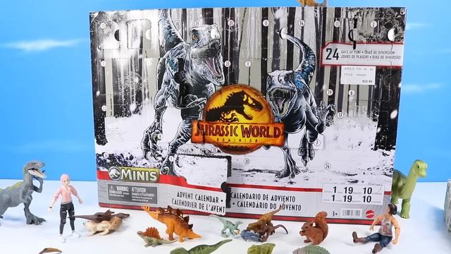 Jurassic World Dominion Minis Dinosaur Advent Calendar Countdown 2022 Review