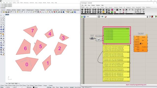 OpenNest: #02 Nesting Rhino Objects with their Attributes | Objects' IDs смотреть онлайн