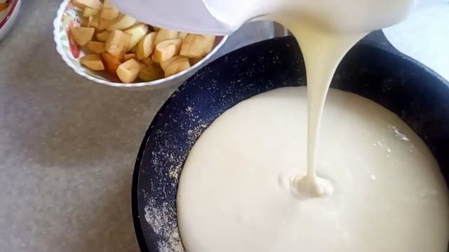 ШАРЛОТКА С ЯБЛОКАМИ. Вкусный и простой рецепт. смотреть онлайн