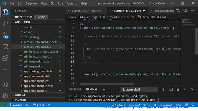 Angular 10 Tutorial #53 - Route Guards - Resolve Tutorial | Angular 10 Tutorial For Beginners смотреть онлайн