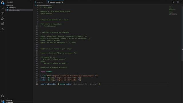 ● primeros pasos python Visual Studio Code смотреть онлайн