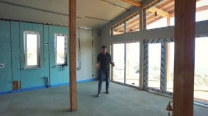 Бетонная стяжка в доме из СИП панелей I Арт СИП Строй