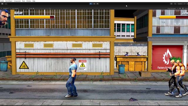 Street Fight Game Industrial Environment: Beat em up смотреть онлайн