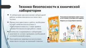 Клименкова Е.С. Основные требования по охране труда работников химических лабораторий.