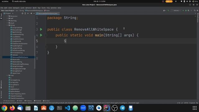 How to remove all white spaces from String in java смотреть онлайн