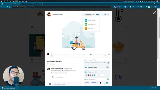 Designing Modern Courier Delivery App UI Design Using Lottie Animation Library - Android Studio смотреть онлайн