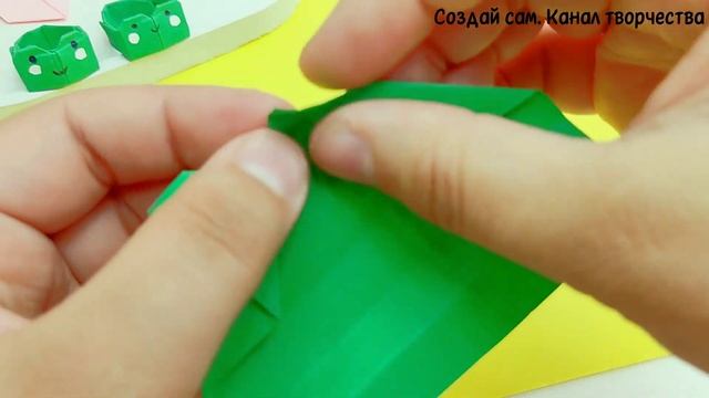 Paper ring / Frog ring / Кольцо из бумаги / Как сделать кольцо из бумаги / Кольцо лягушка смотреть онлайн