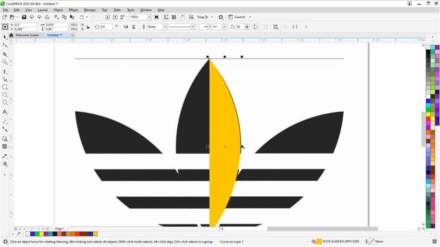 CorelDraw 2020 Tutorial for Beginners Class#2 Vector Tracing Part#1 Urdu/Hindi смотреть онлайн