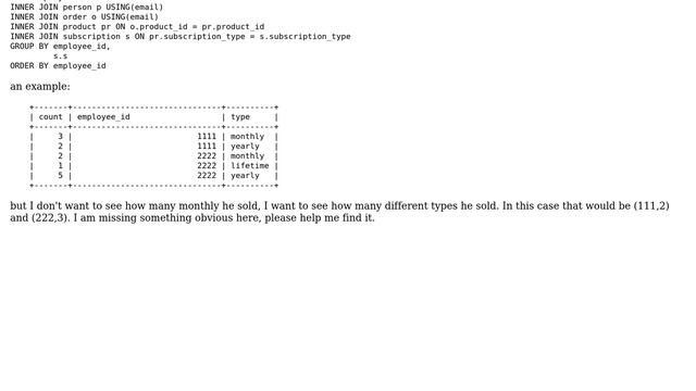 Databases: Finding how many times a value is shown on a table - Postgresql смотреть онлайн