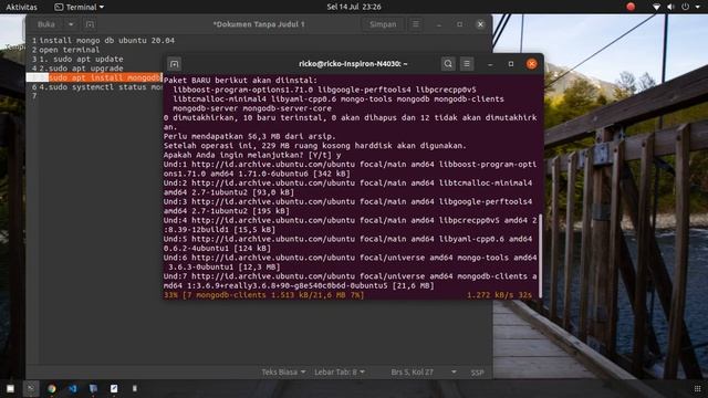 install mongoDB ubuntu 20.04 смотреть онлайн