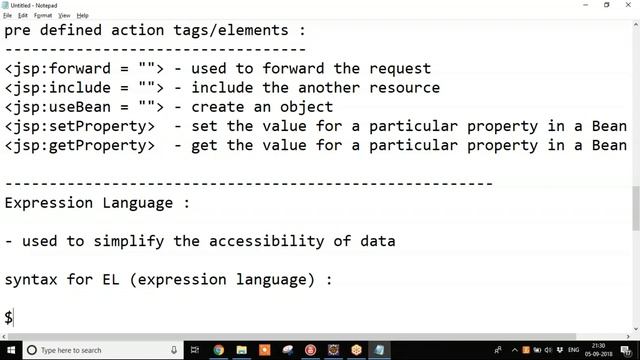 Jsp - Directive & Action elements, Expression Language, JSP Exception Handling By Madhu Vundavall смотреть онлайн