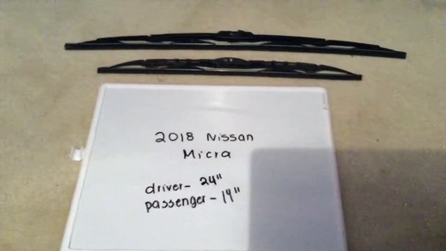 ? ? 2018 Nissan Micra Wiper Blade Replacement Size ? смотреть онлайн