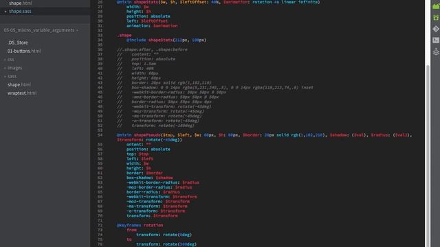 SASS | mixins in use смотреть онлайн