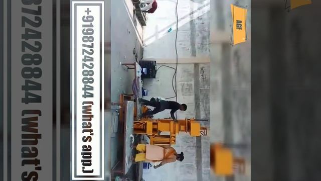 Interlock wall block machine/interlocking hollow bricks making process смотреть онлайн
