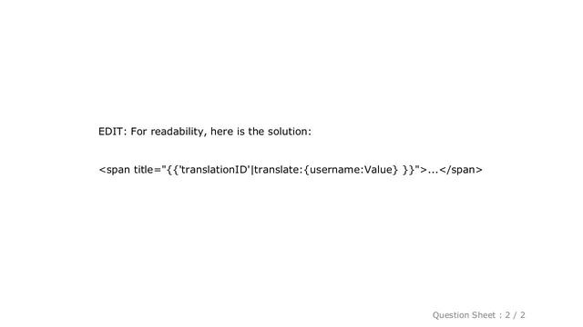 HTML : Angular-Translate Variable Replacement in Title Attribute смотреть онлайн