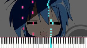 Fun Fun Fun Dayo - Lucky☆Star OST / JoJo Pizza Mozzarella Song (Piano Tutorial & Sheets)