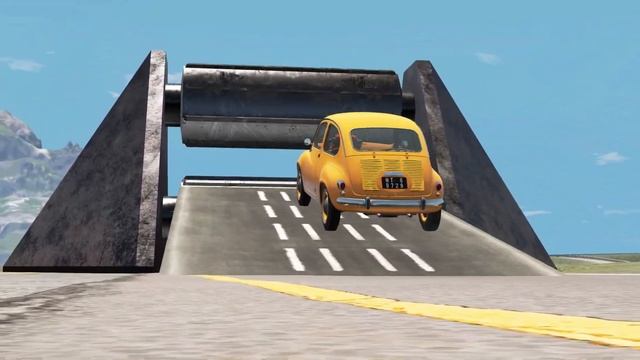 BEAMNG DRIVE CAR VS PRESS THRESHER VS Mercedes Benz Vision AVTR смотреть онлайн