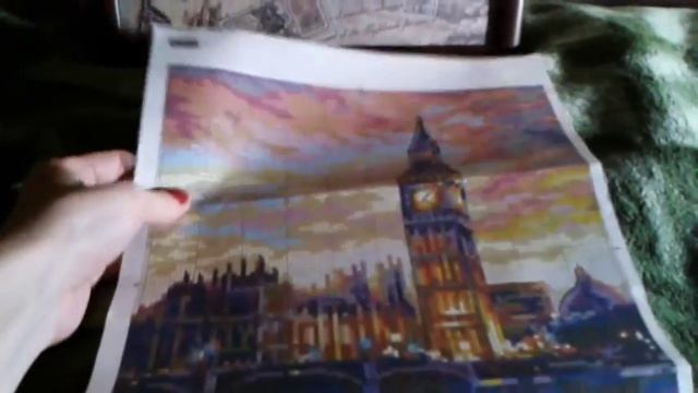 Вышивка London - готовая работа смотреть онлайн