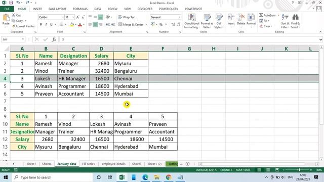 Excel tips 001 - Shortcut keys to add Rows and Columns (Kannada) смотреть онлайн
