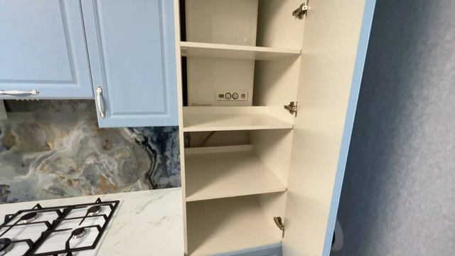 Угловая кухня с фасадми МДФ ПВХ смотреть онлайн