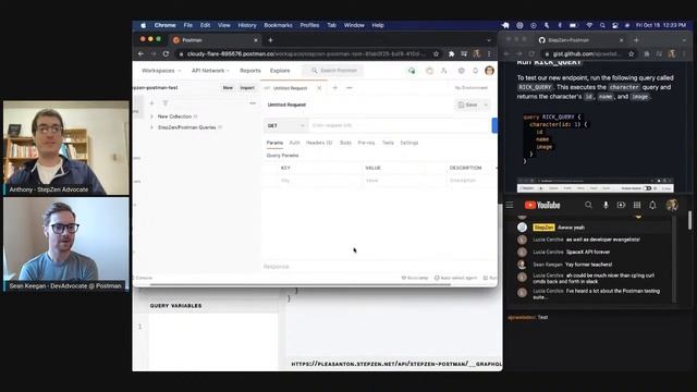 Testing a StepZen GraphQL API with Postman смотреть онлайн