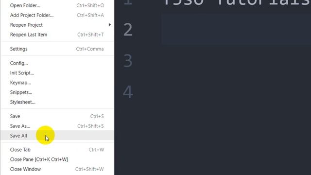 How to Save All in Atom Editor смотреть онлайн