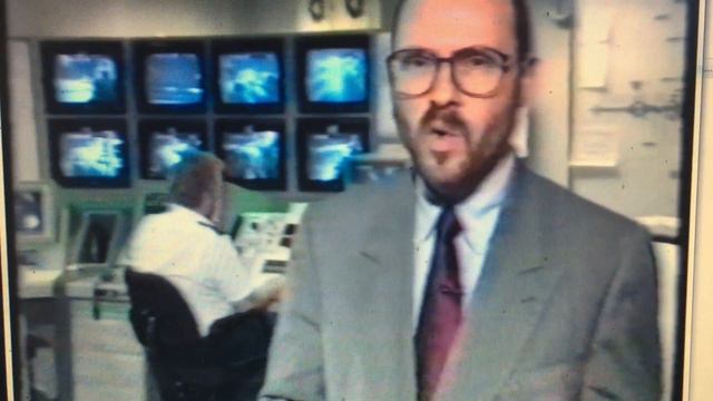 BBC National News and weather coverage of heavy snowfall - 8th February 1991 смотреть онлайн