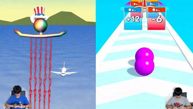 Snake Ball Run | Laser Man Run 3D - Gameplay Walkthrough Max Levels (Part 1) смотреть онлайн