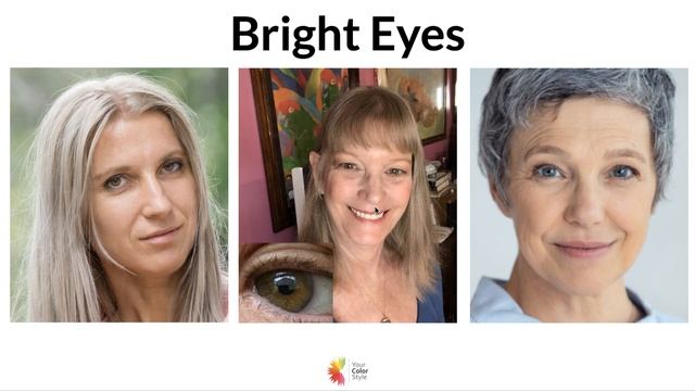 Color Analysis For Women With Grey Hair - Bright Or Soft