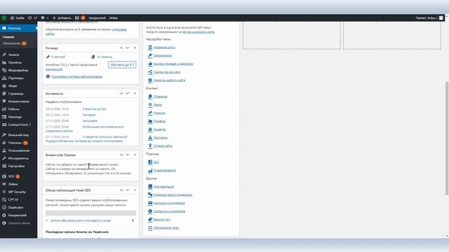 Плагины WordPress #1: Broken link checker - отслеживание битых ссылок, Activity log - активностей смотреть онлайн