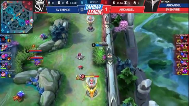 ARKANGEL VS SV EMPIRE (RND 2) TAMBAY LEAGUE S11 MATCH#99 смотреть онлайн