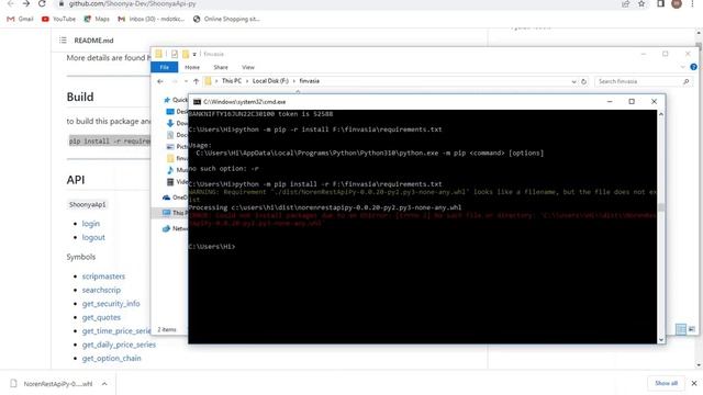 How to get LIVE OI (Option Interest) Data using Finvasia FREE API and Python? Algo Trading. смотреть онлайн