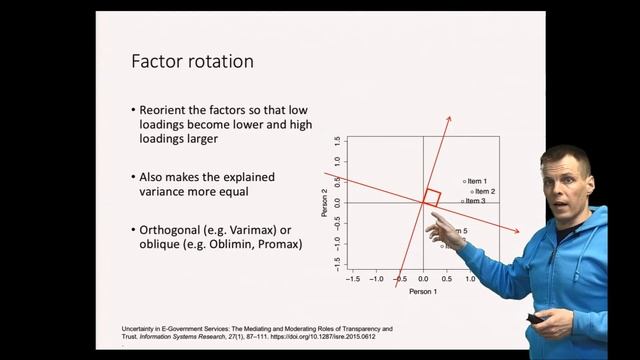 Factor rotation after exploratory factor analysis смотреть онлайн