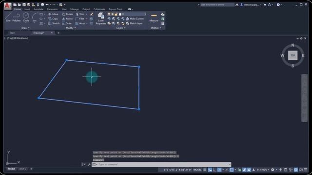 How to create Polyline/ Draw polyline in Autocad 2D/ Autocad 2D beginners смотреть онлайн