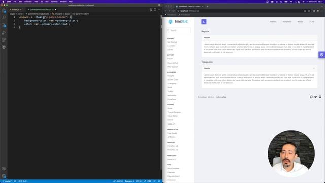 Scoped CSS with PrimeReact смотреть онлайн