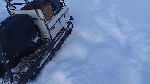 Мотобуксировщик Паксус PAXUS.В поселке катунино.