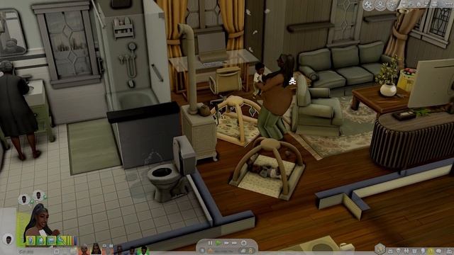 lets play the sims 4 growing together | Last day at Grandma's house, Reaching millstones, смотреть онлайн