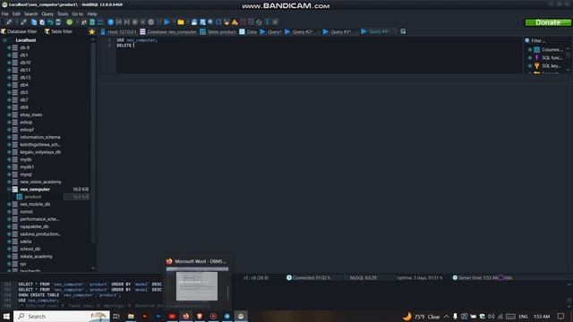 SQL QUESTION VIDEO TASK 07 смотреть онлайн