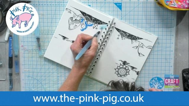 Stamping in Pink Pig sketch books, recorded from The Craft Store 1st Nov 2021 смотреть онлайн