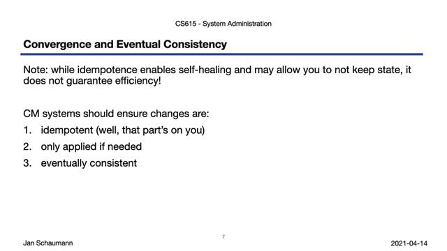 CS615 System Administration, Week 10, Segment 2 - Configuration Management, Part II смотреть онлайн